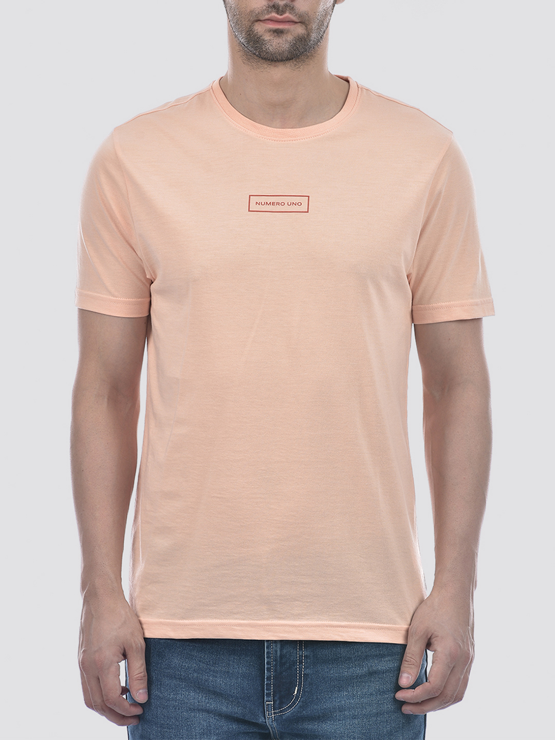 Numero Uno Men Solid Multicolor T-Shirt